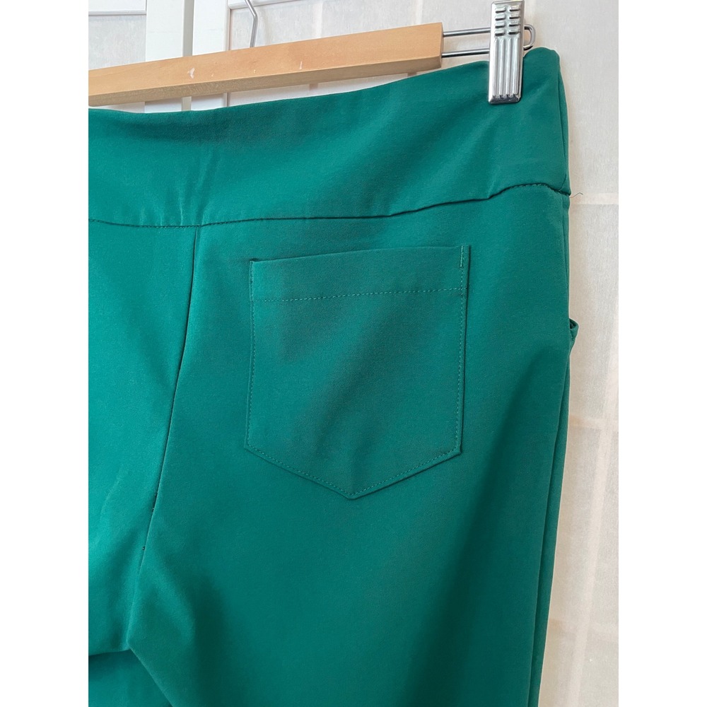 Lilly Pulitzer Luxletic Teal Green Pull On Pants 10 Athletic Ankle Resort Sporty - Picture 6 of 10